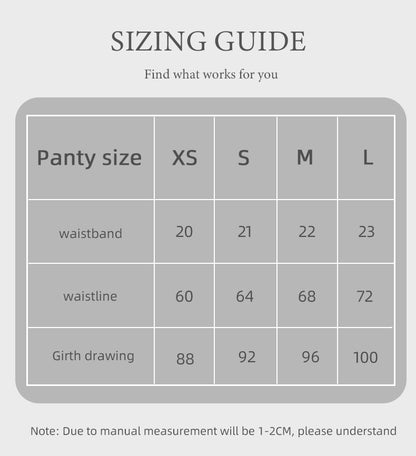 Sexy Underwear Women's 7 Pack Panty Set with Golden Heart Rings
