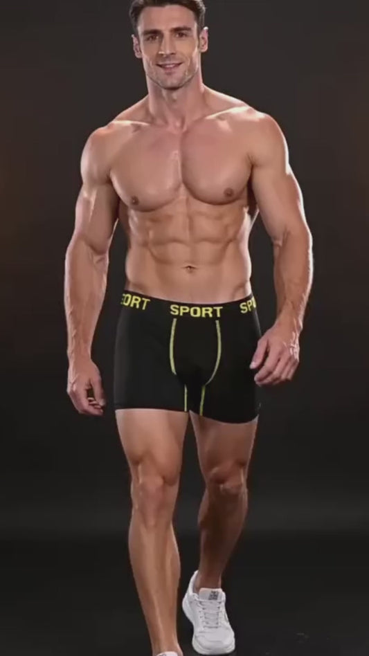 Colored Sports Boxer Briefs 5 Pack